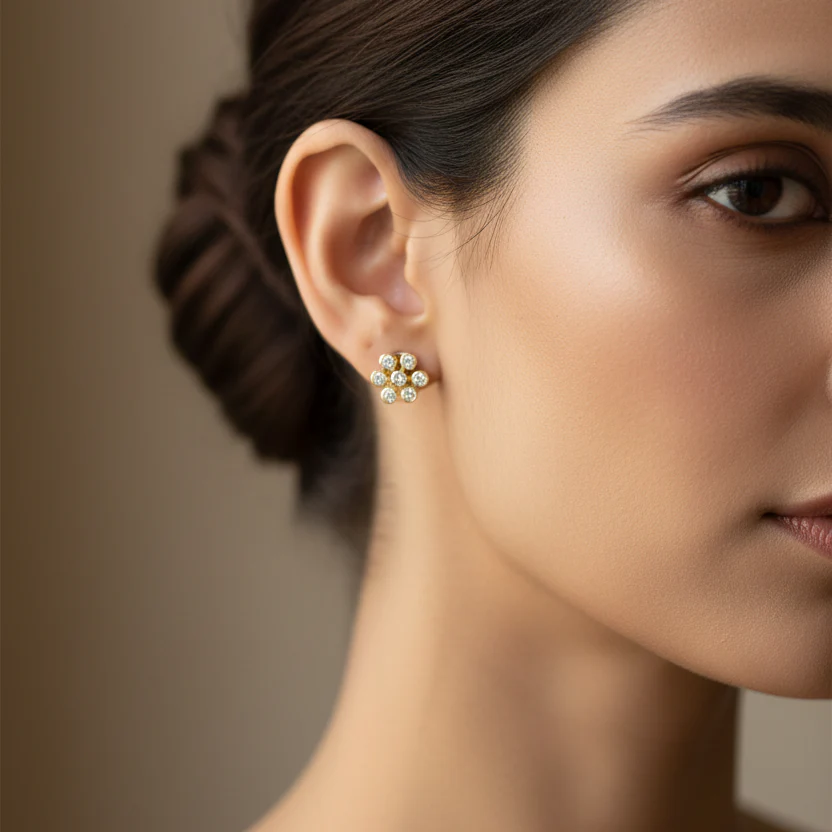 Stud Earrings Collection - Elegant Small Earrings for Daily Wear