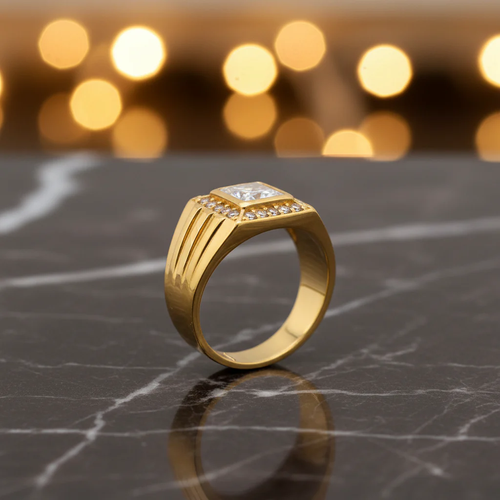 Men's Rings - Gold Plated Rings for Men